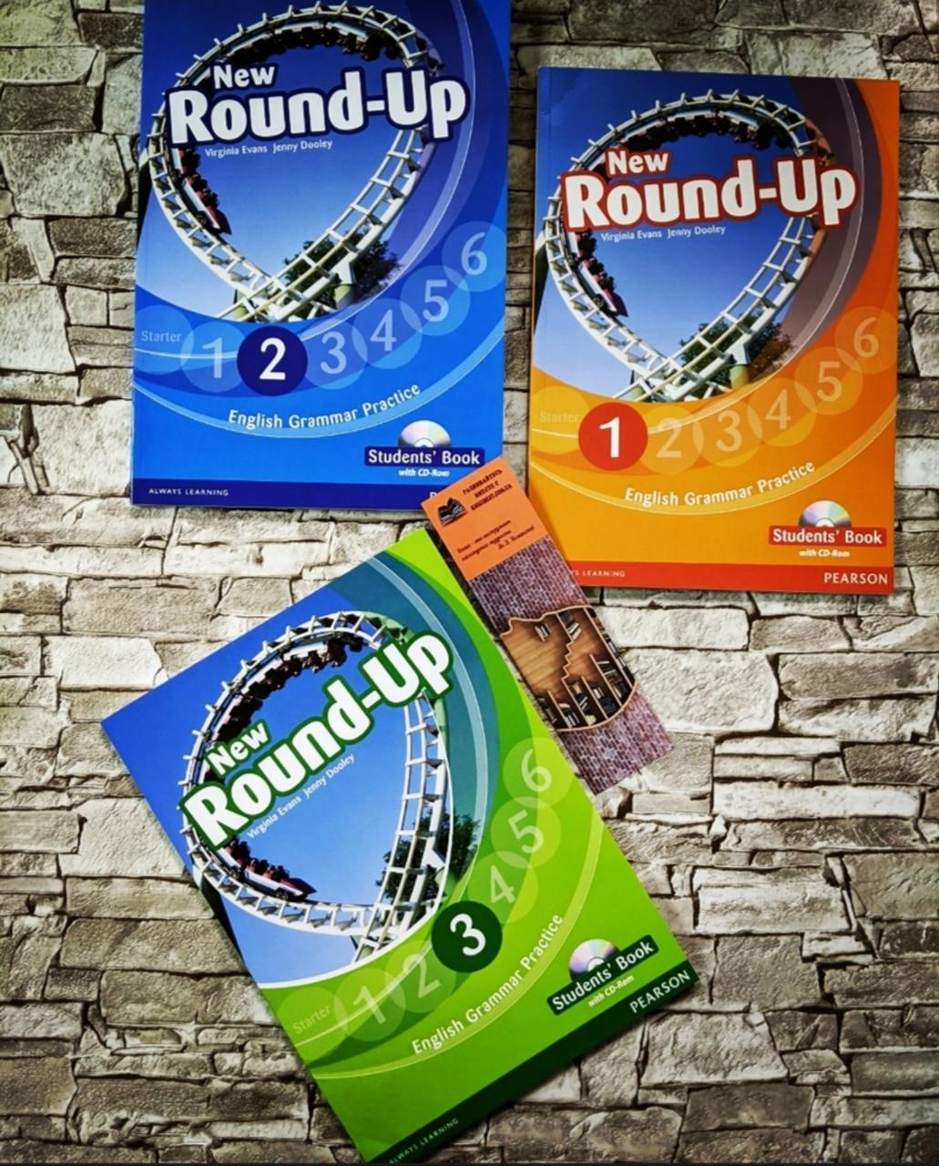 Набор книг New Round-Up: Student's Book: Level 1,2,3 Грамматика английского языка  Pearson, фото 1