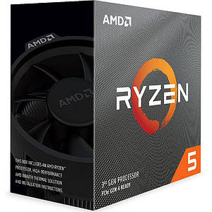 Процесор sAM4 AMD Ryzen 5 3600 3.6-4.2GHz 6/12 384kB+3MB+32MB DDR4 3200 65W BOX новий