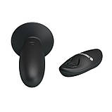 Анальний корок — Pretty Love Remote Control Vibrating Plug Black, фото 4