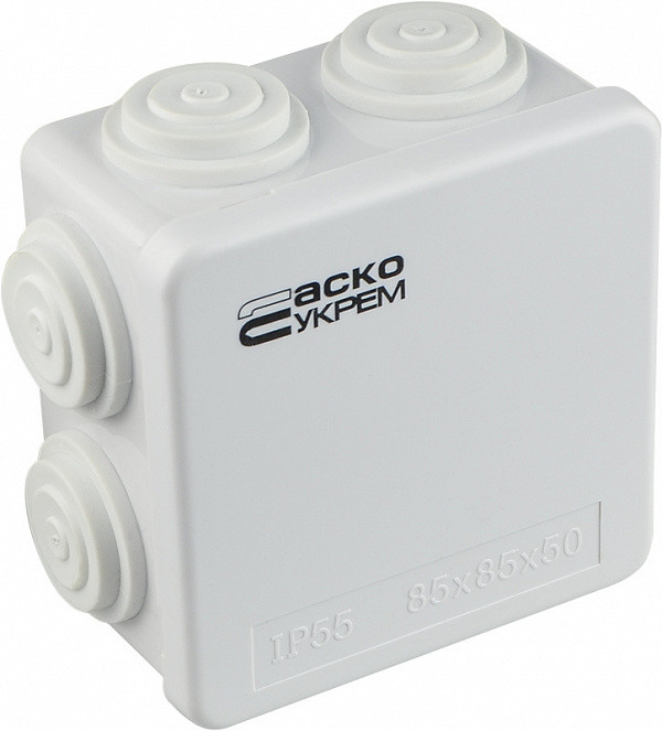 Розподільча  коробка TY-RA 85*85*50 АСКО-УКРЕМ (A0150170017), фото 1