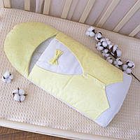 Конверт "Маленький принц" Зима Жовтий Атлас, жакард арт.27079718 34*70см.(р)