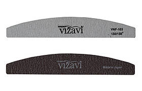 Пилка Vizavi човник для натуральних нігтів, абразивність 150/150 Японія VNF-105