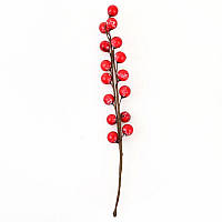 Искусственная ветка с красными ягодами 973524