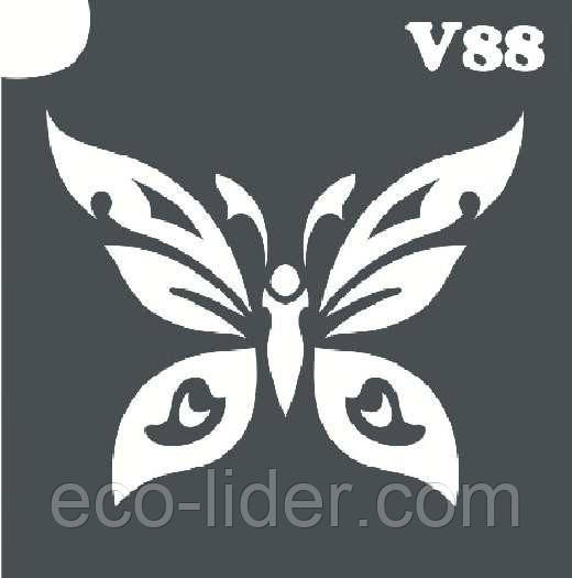 Трафарет для біотату V88, 6*6 див.
