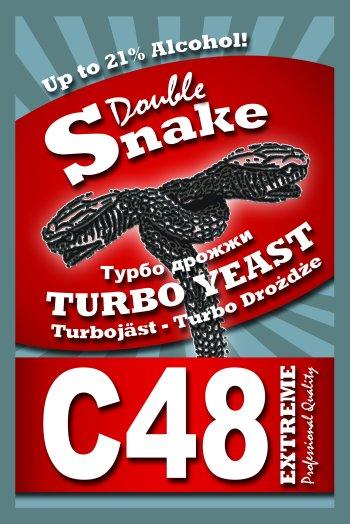 Турбо дріжджі Double SNAKE C-48 turbo yeast