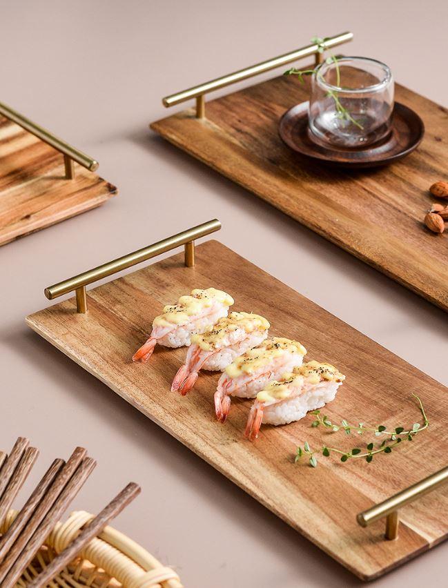 Дерев'яна дошка для подавання страв. Модель RD-5823, фото 1