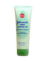 Кремовое масло для тела Johnsons Baby Oil с алоэ и витамином Е - 236 мл.