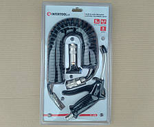 Пістолет продувний зі шлангом 8 мм 5 м вир-во INTERTOOL PT-1508