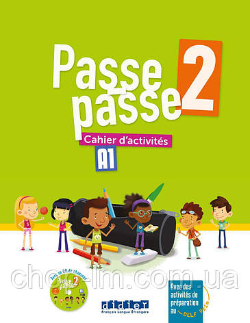 Passe-Passe 2 Cahier d'activités avec CD audio / Робочий зошит з французької мови, фото 2