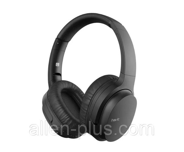 Навушники бездротові Bluetooth HAVIT i62, black