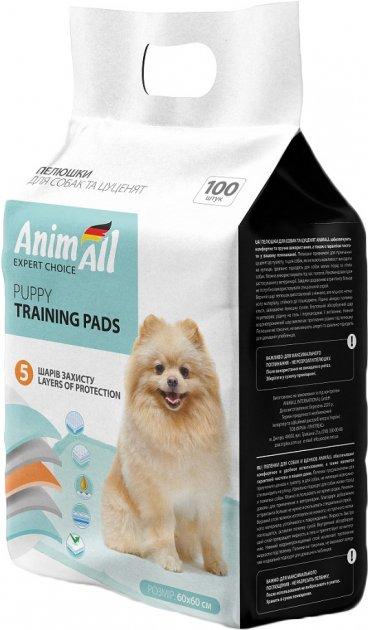Пелюшки для собак AnimAll 60 х 60 см 100 шт.