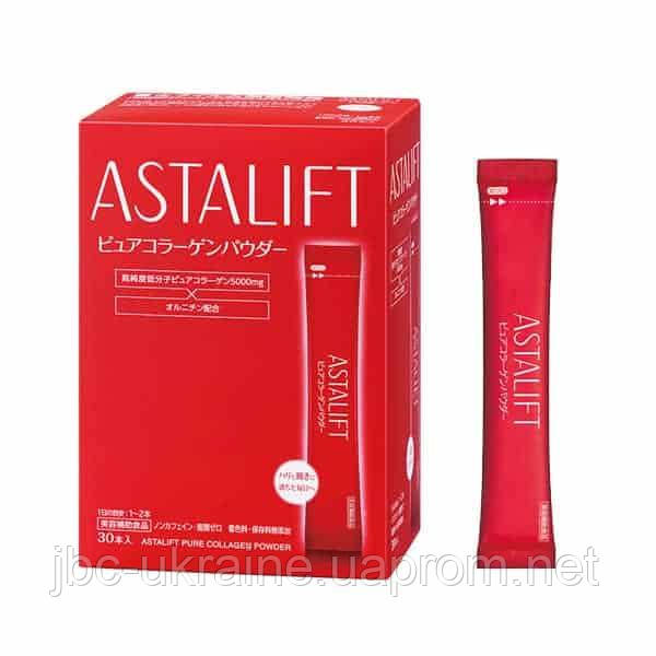 ASTALIFT Pure Collagen Powder 5000 mg, 30 x 5.5 g Японский коллаген ASTALIFT в стиках.