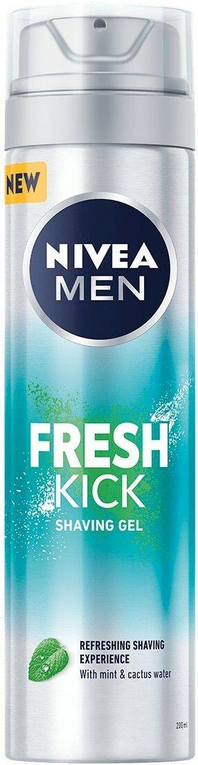 Гель для гоління Nivea "Fresh Kick" (200мл.)