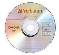 Диски DVD-R VERBATIM 4,7gb 16х