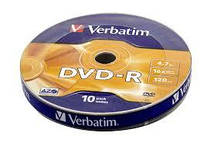 Диски DVD-R VERBATIM 4,7gb 16х