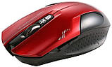 Миша бездротова HV-MS927GT (1200/1600/2400 DPI) Wireless USB, Red, фото 3