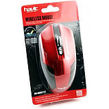 Миша бездротова HV-MS927GT (1200/1600/2400 DPI) Wireless USB, Red, фото 5