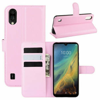 Чохол-книжка Litchie Wallet для ZTE Blade A5 2020 Light Pink