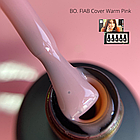 BO.FIAB Cover Warm Pink - файбер гель у флаконі з пензликом, камуфлюючий теплий рожевий, 15 мл