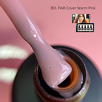 BO.FIAB Cover Warm Pink - файбер гель у флаконі з пензликом, камуфлюючий теплий рожевий, 15 мл
