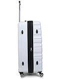 Валіза Airtex велика L полікарбонат біла 76х50х29(+5)см/117л/4.6кг, фото 6