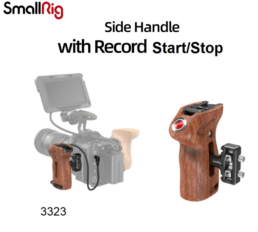 Аксесуар SmallRig Threaded Side Handle with Record Start/Stop Remote Trigger 3323 (3323)
