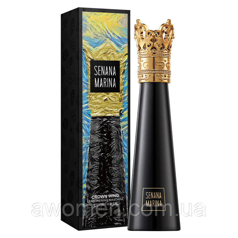 Туш для вій Senana Marina Mascara 8 g ( подовжувальний і закручувальний ефект вій)