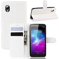 Чехол-книжка Litchie Wallet для ZTE Blade L8 / A3 2019 White