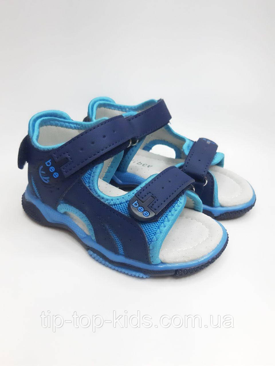 Босоніжки для хлопчика Clibee 8 blue сині р.25,28,30