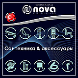 Сифон для умивальника з випуском 70мм і гофротрубкой 40/50мм NOVA Plastik 1051, фото 3