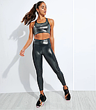 Топ жіночий спортивний Nike W SWOOSH ICNCLSH SHMR BRA CT3791-010 9 ( металік), фото 5