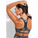 Топ жіночий спортивний Nike W SWOOSH ICNCLSH SHMR BRA CT3791-010 9 ( металік), фото 3