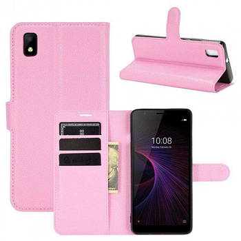 Чохол-книжка Litchie Wallet для ZTE Blade L210 Light Pink