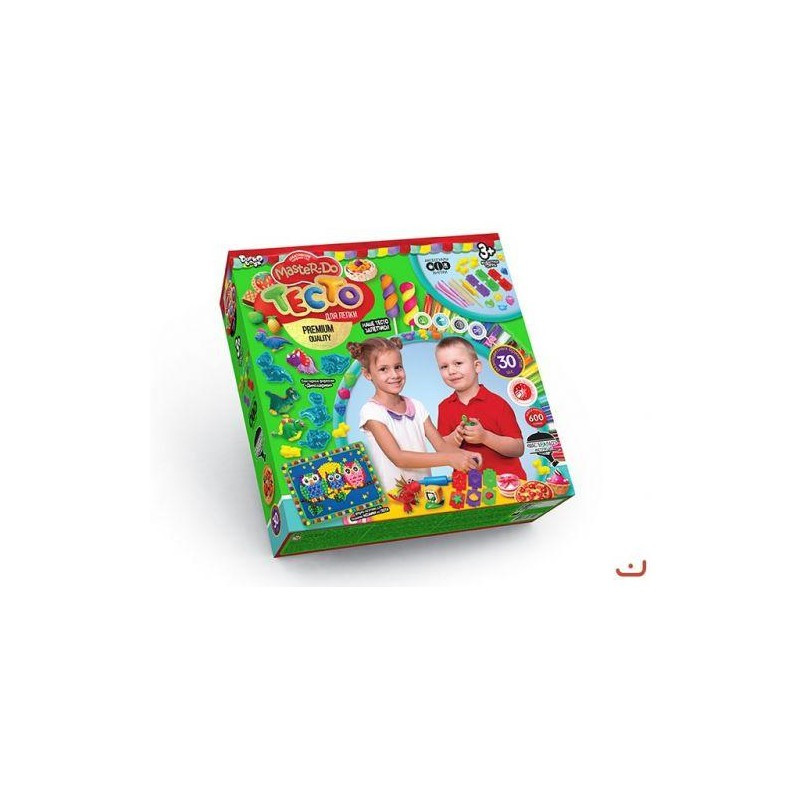 Набор креативного творчества "Тесто для лепки "Master Do" укр коробка 30 цветов*20г