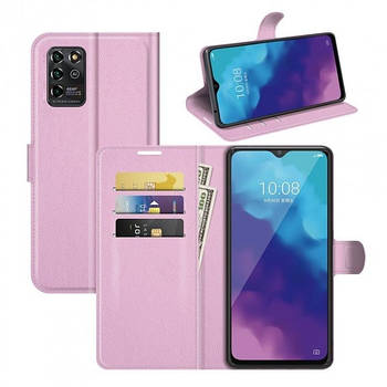 Чохол-книжка Litchie Wallet для ZTE Blade V30 Vita / V2022 Light Pink