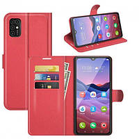 Чехол-книжка Litchie Wallet для ZTE Blade V2020 Smart Red