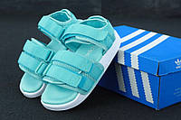 Сандалии женские мятные Adidas Adilette Sandals. Сандалии для женщин Адидас Сандалс ментоловые на лето