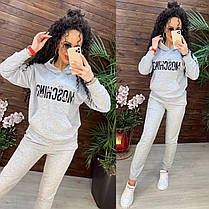 Стильний костюм жіночий з кофтою і штанами moschino, фото 4