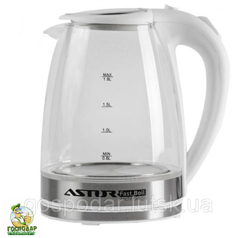 Електричний чайник Astor 1808 скло