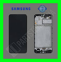 Дисплей Samsung M225 / E225 Black M22 / F22 2021 (GH82-26153A) сервисный оригинал в сборе с рамкой