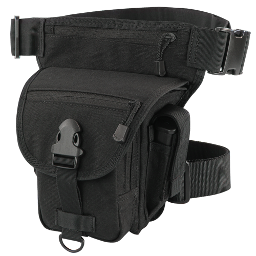 Тактична сумка на стегно Condor Cross Over Leg Rig 219 Чорний, фото 1