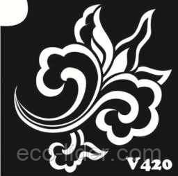 Трафарет для біотату V420, 6*6 див.