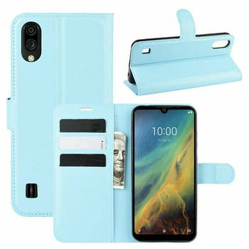 Чохол-книжка Litchie Wallet для ZTE Blade A5 2020 Light Blue