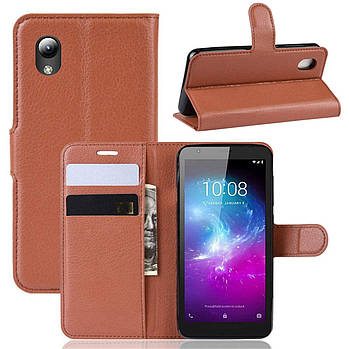 Чохол-книжка Litchie Wallet для ZTE Blade L8 / A3 2019 Brown