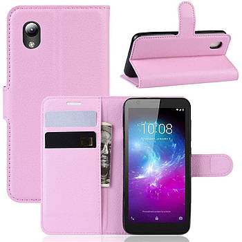 Чохол-книжка Litchie Wallet для ZTE Blade L8 / A3 2019 Light Pink