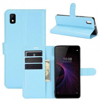 Чохол-книжка Litchie Wallet для ZTE Blade L210 Light Blue