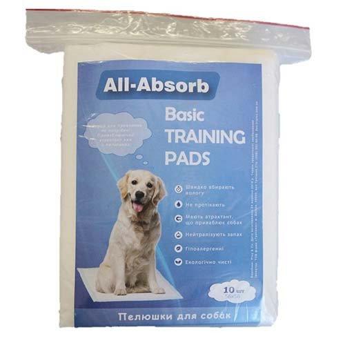 Пелюшки для собак All-Absorb Basic 60х90 см 10 шт