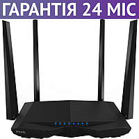 Wi-Fi роутер Tenda AC6, двухдиапазонный маршрутизатор, игровой, поддержка VPN, IPTV