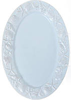 Блюдо керамічне "Морський Бриз" 34.4х24см bobi , блакитна кераміка, овальне