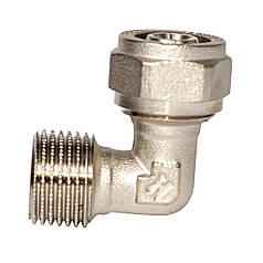 Кутник під обжим ключем 16 х 1/2" Зовн. RSk Італія 100/200